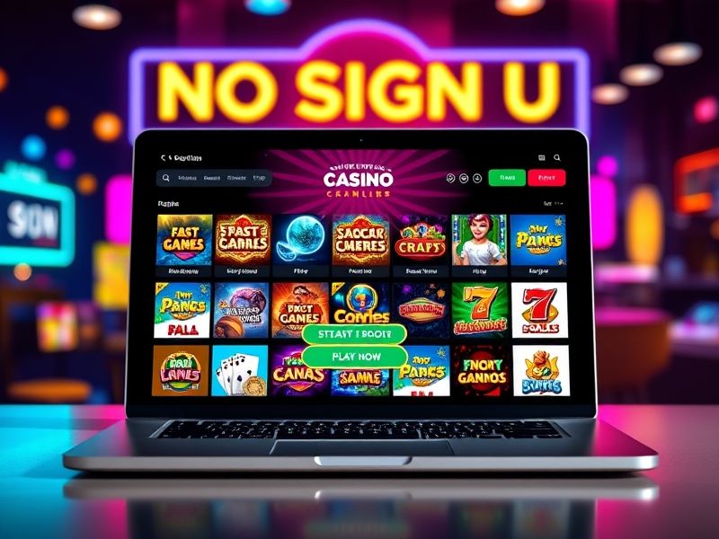 Discover top-rated 'online casino no sign up' platforms with instant access to real money games and free play options. Find no registration bonuses, live dealers, and trusted casino guides here.